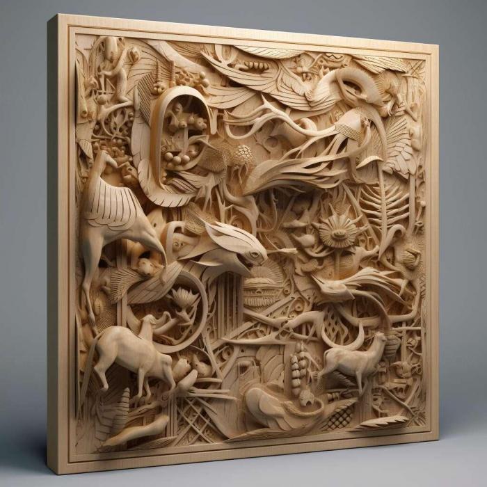 نموذج ثلاثي الأبعاد لآلة CNC 3D Art 